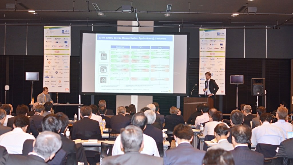 Sebastian Gerhard of Vattenfall GmbH at Energy Storage Summit Japan 2015