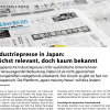 Read About Us in Japan Markt Japan Industry News in Japan Markt Nov./Dec. 2015