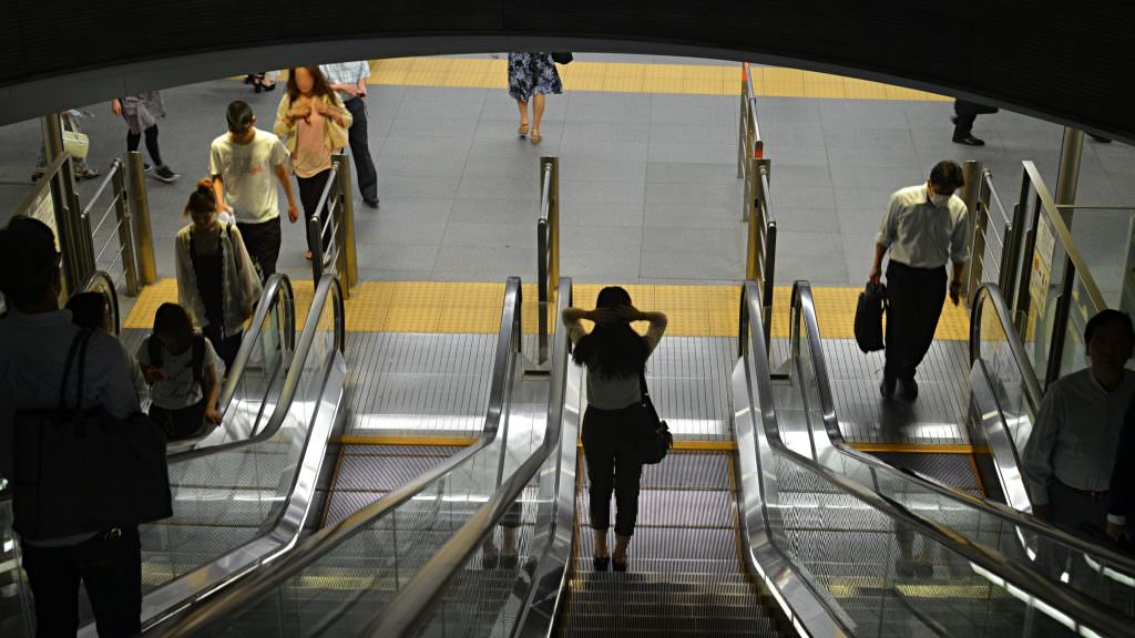 Work Life Balance in Japan - Subway