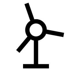 japanese wind farming symbol